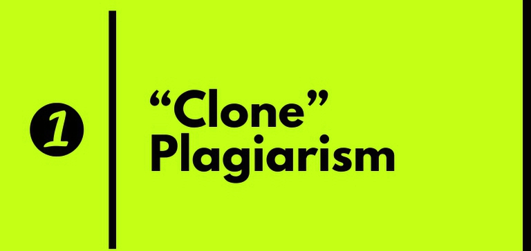 “Clone”–Plagiarism