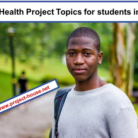 Best Public Health Project Topics for students in Cameroon
