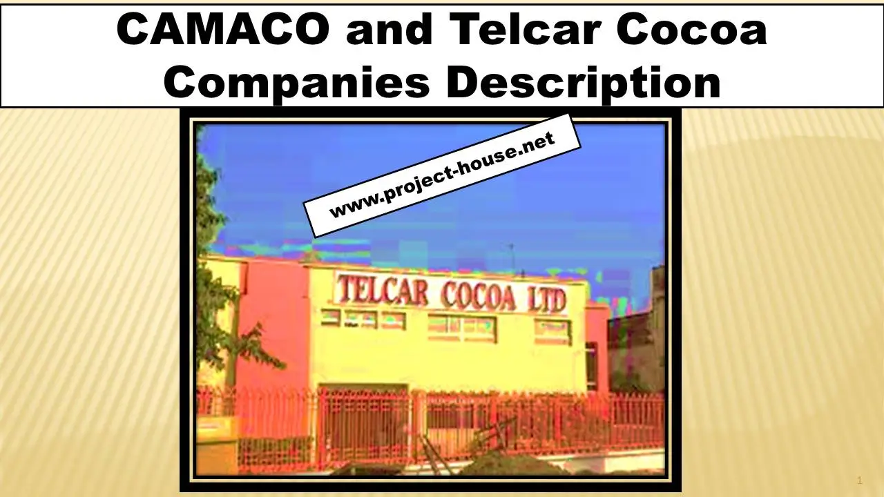 CAMACO and Telcar Cocoa Companies Description