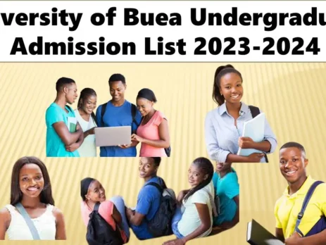 University of Buea Undergraduate Admission List 2023-2024